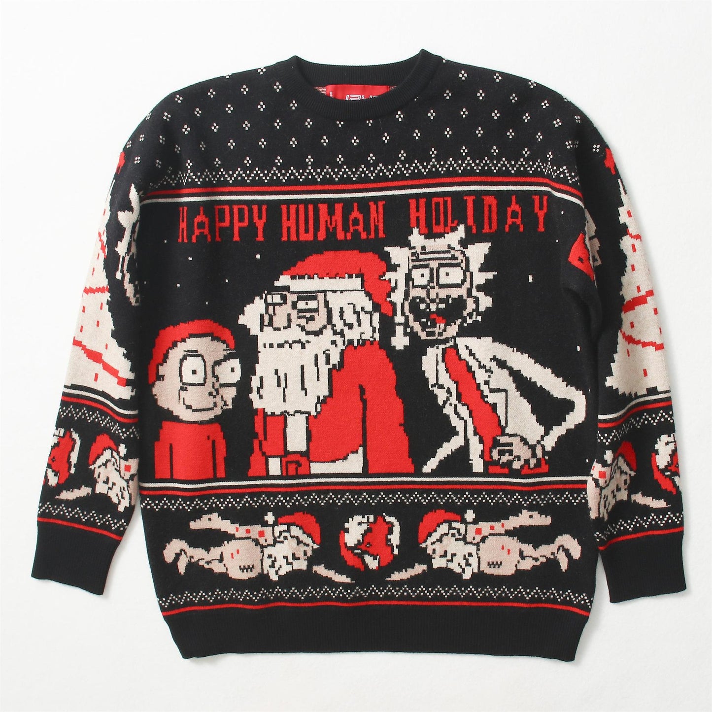 Christmas sweater couple loose jacquard sweater
