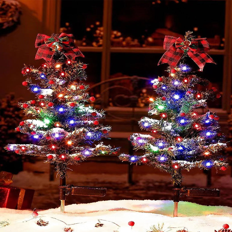 Waterproof Outdoor Christmas Decorations Solar Christmas Tree